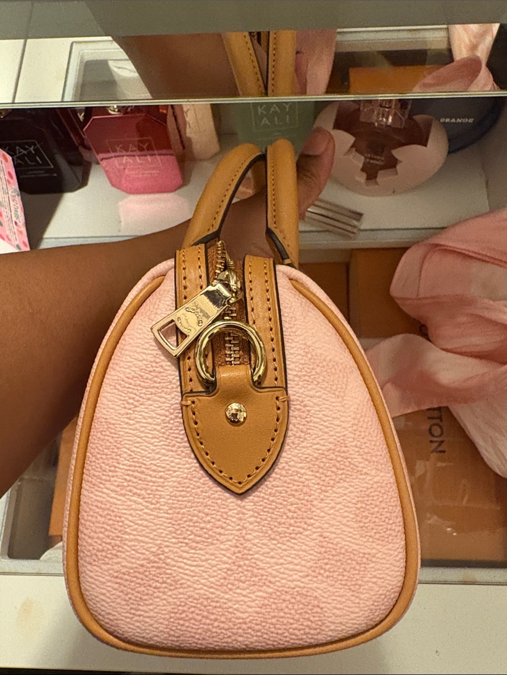 Authentic Coach mini Rowan in Powder Pink - Picture 5 of 6